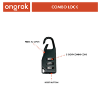 Carbon-lined Wallets with Combination Lock V 2.0 | 3" Sizes (Small, Medium, Large)