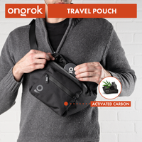 Carbon-lined Fanny Pack / Travel Pouch ongrok us 
