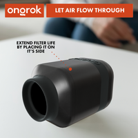Personal Air Filter with Replaceable Cartridges ONGROK USA 