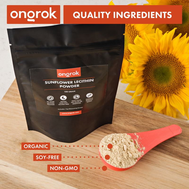 Non-GMO Sunflower Lecithin Powder ONGROK 