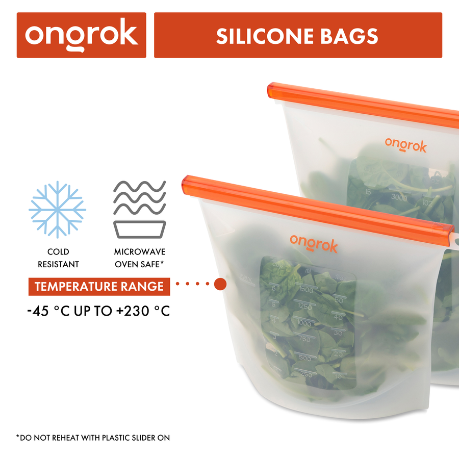Ongrok Air-Tight Silicone Oven and Storage Bags - Medium 2 Pack - Vape Shop  Bondi Junction